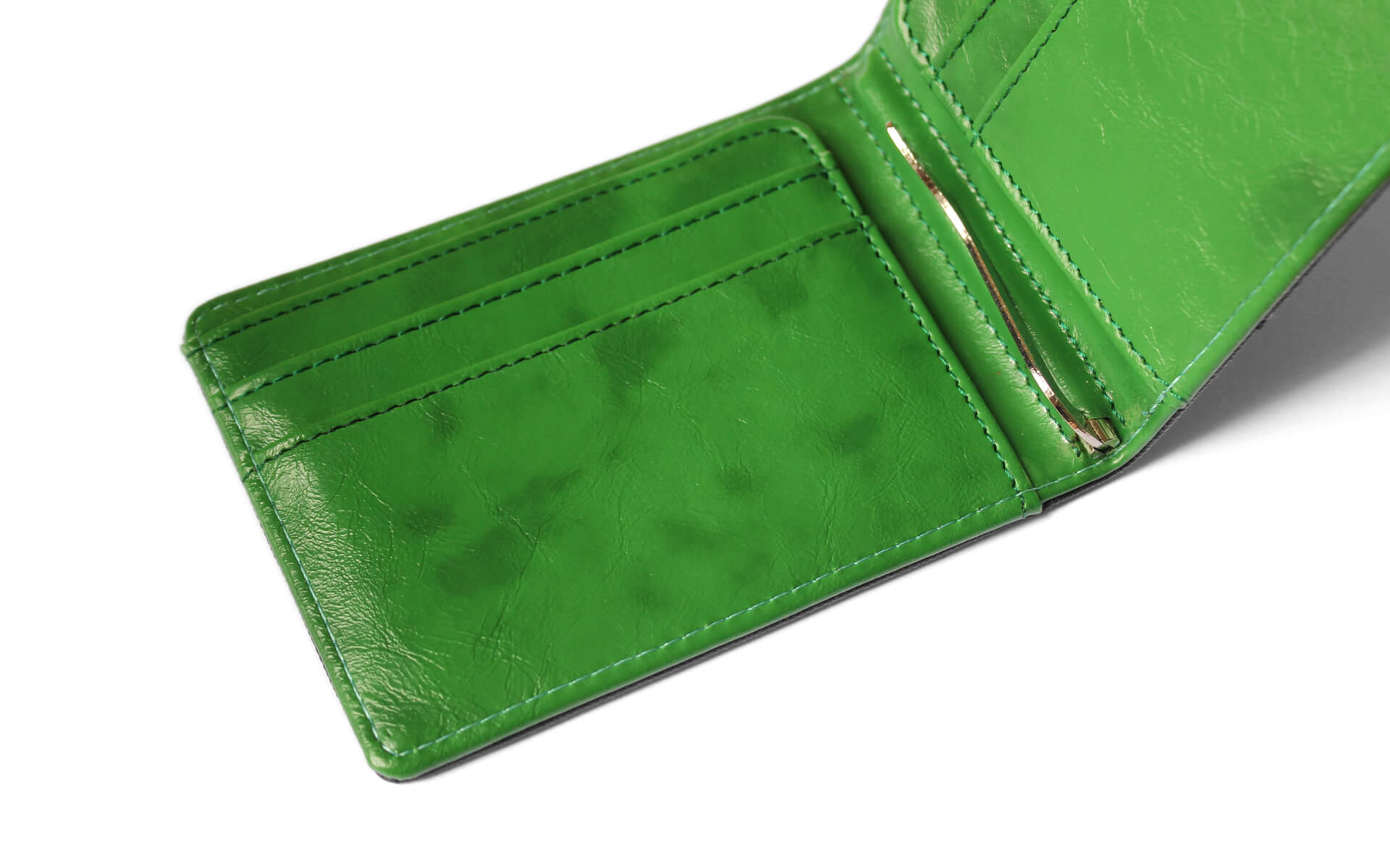 กระเป๋าเงินสีเขียว