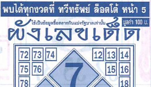 ผังเลขเด็ด