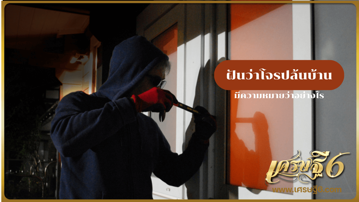 ฝันว่าโจรปล้นบ้าน