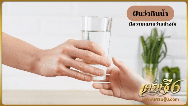 ฝันว่ากินน้ำ